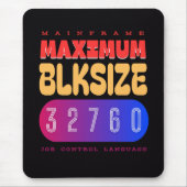 Mainframe Job Control Language (JCL) Maximum Block Mousepad (Vorne)