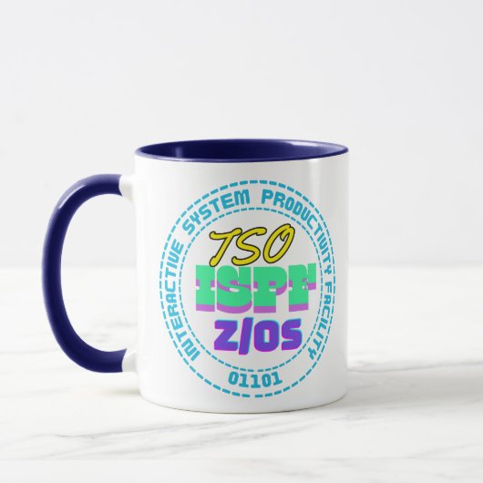 Mainframe-TSO-ISPF-Interaktivsystem Tasse (Links)