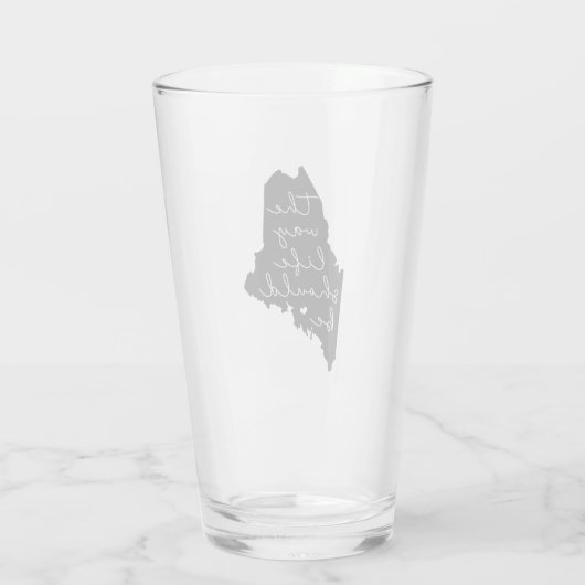 Mainglas Glas (Rückseite)