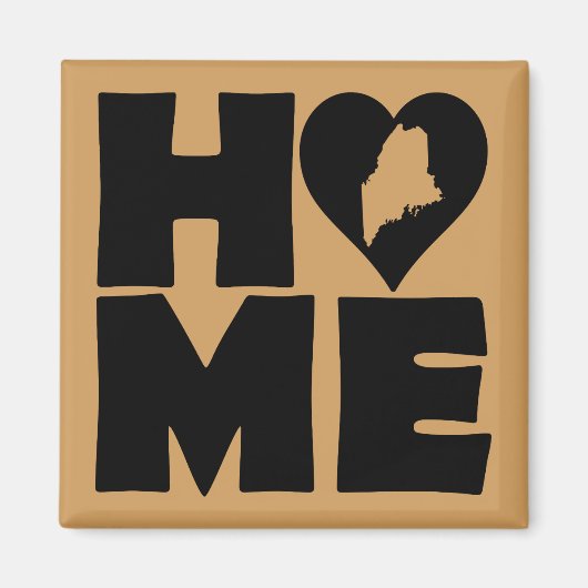 Mainhome Heart State Fridge Magnet (Vorne)