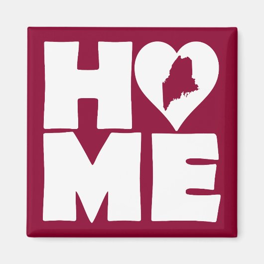 Mainhome Heart State Fridge Magnet (Vorne)