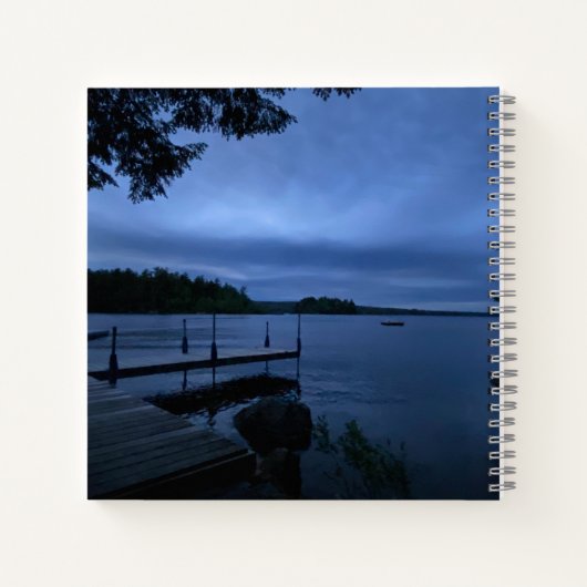 Mainsee mit Dock Hard Cover Journal Notizblock (Rückseite)