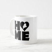 Mainstream Home Heart State Mug oder Travel Mug Kaffeetasse (Vorderseite Links)