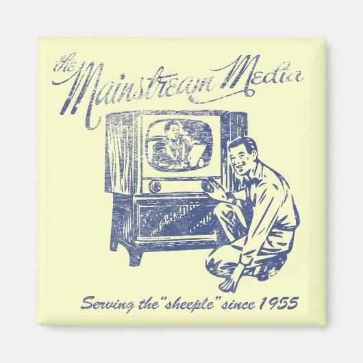 Mainstream-Medien-Magnet Magnet (Vorne)
