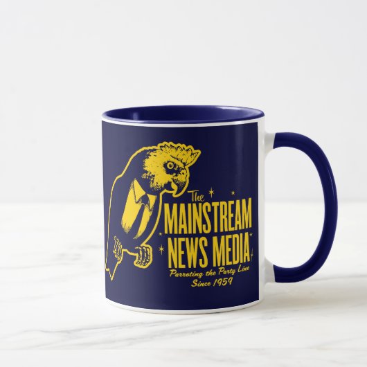 Mainstream-Nachrichtenmedium-Tasse Tasse (Rechts)