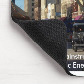 Mainstreet Oshkosh - Staatsfeind-Schießen Mousepad (Ecke)