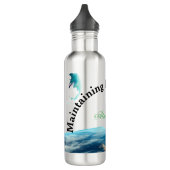maintaining Earth's climate Edelstahlflasche (Links)