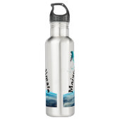 maintaining Earth's climate Edelstahlflasche (Rückseite)