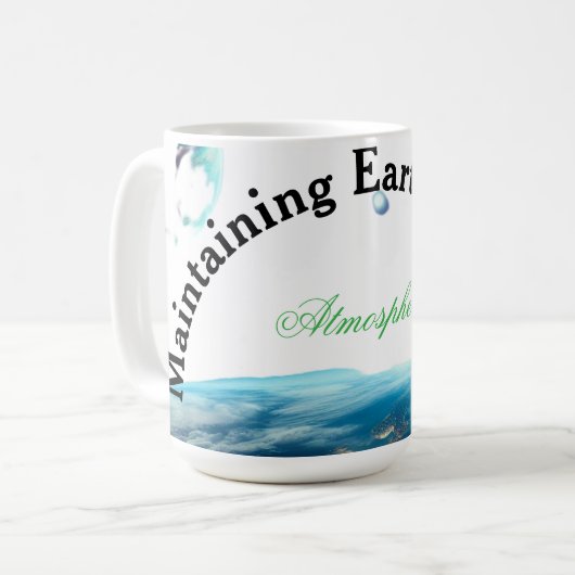 maintaining Earth's climate Kaffeetasse (Vorderseite Links)
