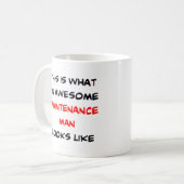 maintenance man, awesome kaffeetasse (Vorderseite Links)