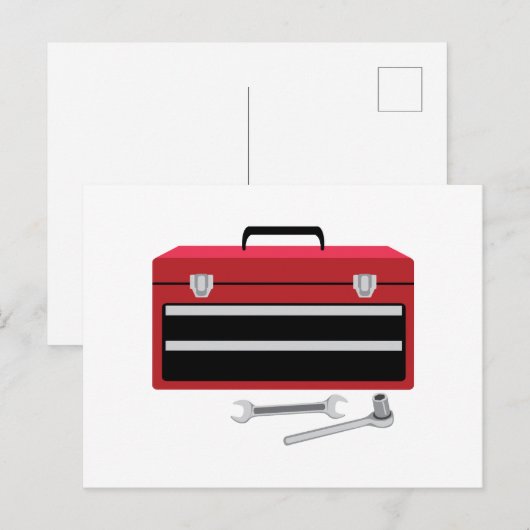 Maintenance-Toolbox Postkarte (Vorne/Hinten)