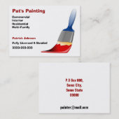 Mainting Services Business Cards Visitenkarte (Vorne/Hinten)