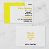 Mainting Services Business Cards Visitenkarte (Vorne/Hinten)