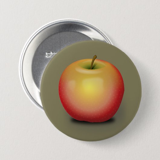Maintosh Apple Button (Vorne & Hinten)