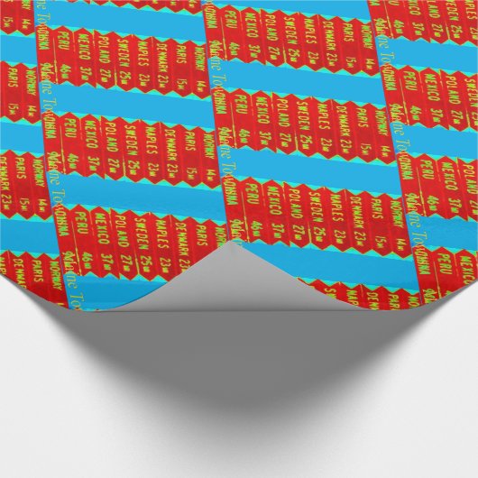 Maintown Sign Thunder_Cove Geschenkpapier (Ecke)