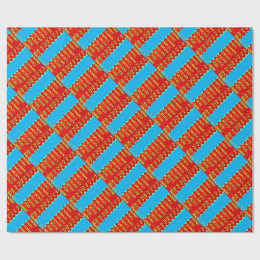 Maintown Sign Thunder_Cove Geschenkpapier (Flach)