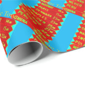 Maintown Sign Thunder_Cove Geschenkpapier (Rolleneckpunkt)