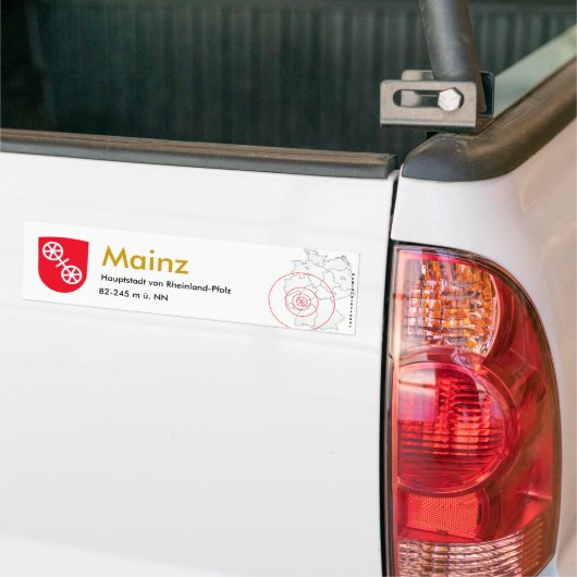 Mainz 1 autoaufkleber (Auf Lkw)