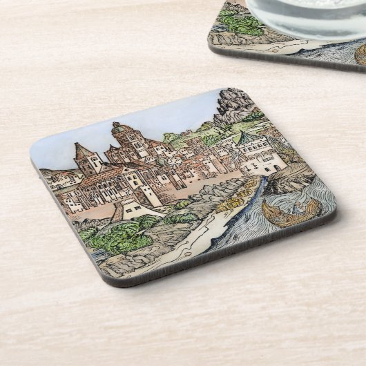 Mainz, Deutschland, 1493 Untersetzer (Linke Seite)