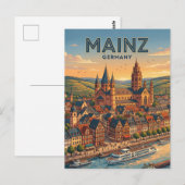 Mainz Deutschland Postkarte (Vorne/Hinten)