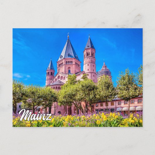 Mainz, Deutschland Postkarte (Vorderseite)