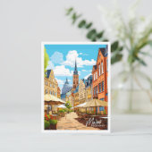 Mainz Deutschland Reisen Vintage Abbildung Postkarte (Stehend Vorderseite)