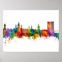Mainz Deutschland Skyline