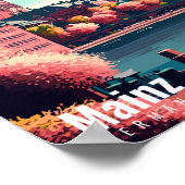 Mainz Deutschland - Vintage Poster (Ecke)