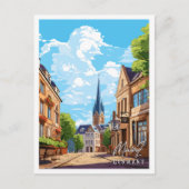 Mainz Deutschland Vintage Reise Illustration Postkarte (Vorderseite)