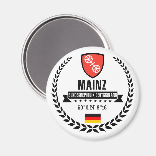 Mainz Magnet (Vorderseite/Rückseite)