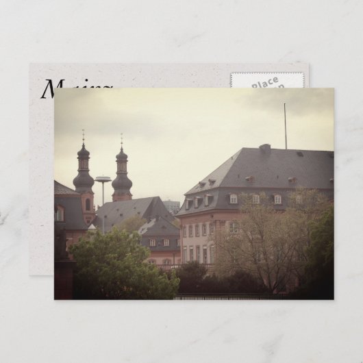 Mainz Postkarte (Vorne/Hinten)