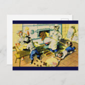 Mainzer chaotic bakery cats postkarte (Vorne/Hinten)