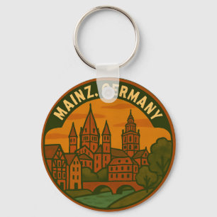 Mainzer Deutschland Kathedrale Kunst Schlüsselanhänger