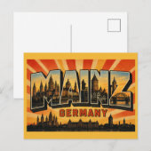 Mainzer Dom Postkarte (Vorne/Hinten)