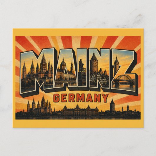 Mainzer Dom Postkarte (Vorderseite)