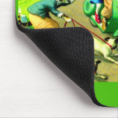 Mainzer-Katzen auf Motorrädern und Fahrrädern Mousepad (Ecke)