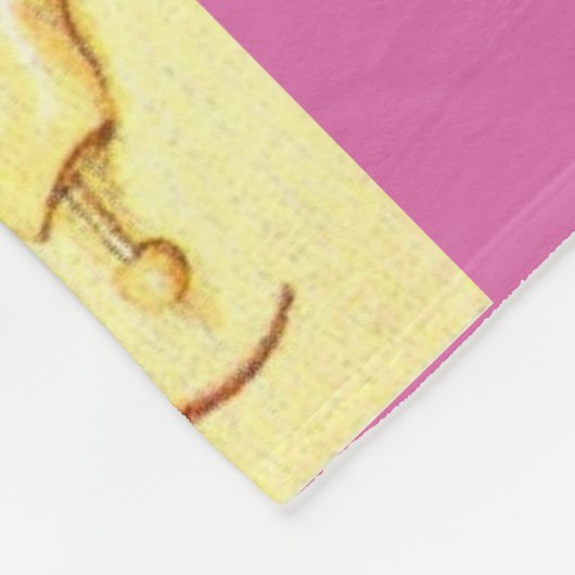 Mainzer-Mäuse-Kugeln und Schuhdrucke Fleecedecke (Ecke)