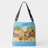 Mainzer-Mäuse-Kugeln und Schuhdrucke Tragetaschen Mit Langen Trägern (Vorderseite)