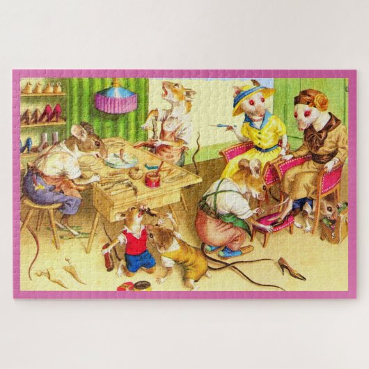 Mainzer mice cobblers and shoe store print puzzle (Horizontal)