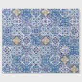 Maiolica Gift Wrap | Elegante Keramik Geschenkpapier (Flach)