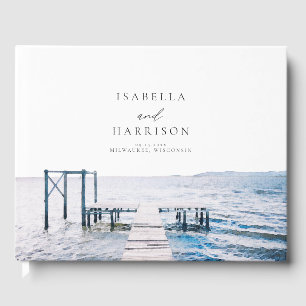 MAIRI Lake Pier Zielort Wasserfarbenhochzeit Gästebuch