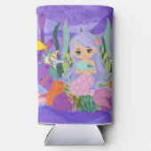 MAIRMAID IN DER OZEANISCHEN Wasserflasche Selters Dosenkühler (Rückseite)