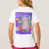 MAIRMAID IN DER OZEANISCHEN Wasserflasche T-Shirt (Rückseite)