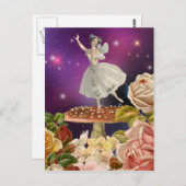 Mairy Dancing on Mushroom Postkarte (Vorne/Hinten)