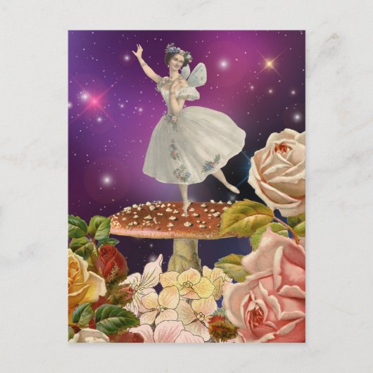 Mairy Dancing on Mushroom Postkarte (Vorderseite)