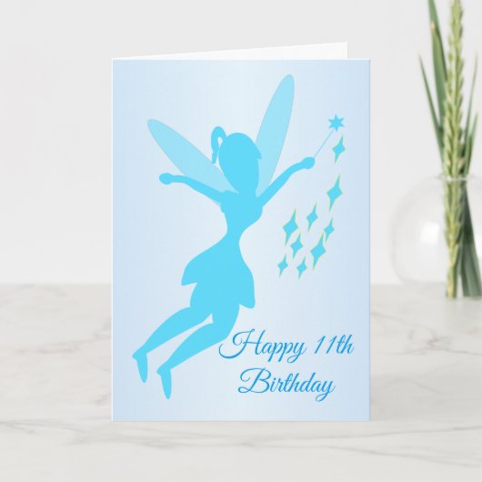 Mairy Design Personalisiert 11. Geburtstag Karte (Vorderseite)