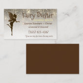 Mairy Maid House Reinigungsservice Business Card Visitenkarte (Vorne/Hinten)