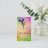 Mairy Realm Psychic Reader Tarot Mystic Neon Cards Visitenkarte (Stehend Vorderseite)