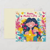 Mairy Tale Day Card der Mutter Feiertagskarte (Vorne/Hinten)