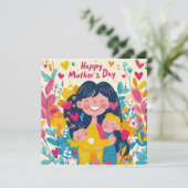 Mairy Tale Day Card der Mutter Feiertagskarte (Stehend Vorderseite)